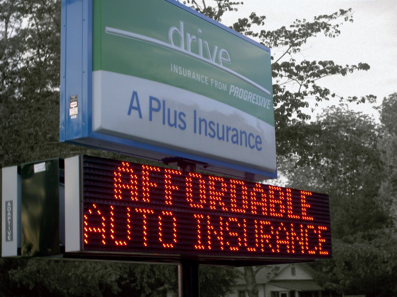 Led Insurance Sign LED/Digital Signs - Complete Signs